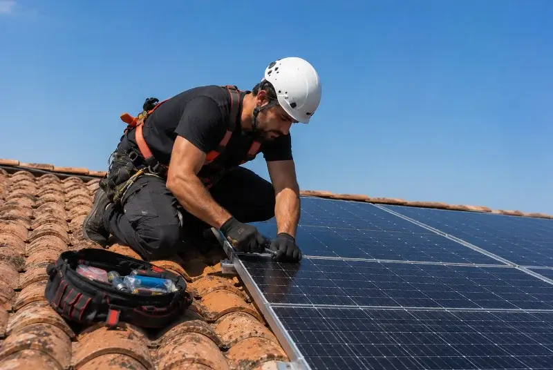 Maintenance et monitoring de panneaux solaires à Busigny